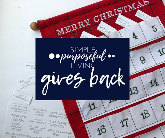 SPL Gives Back: 25 Days of Advent Activities Kit